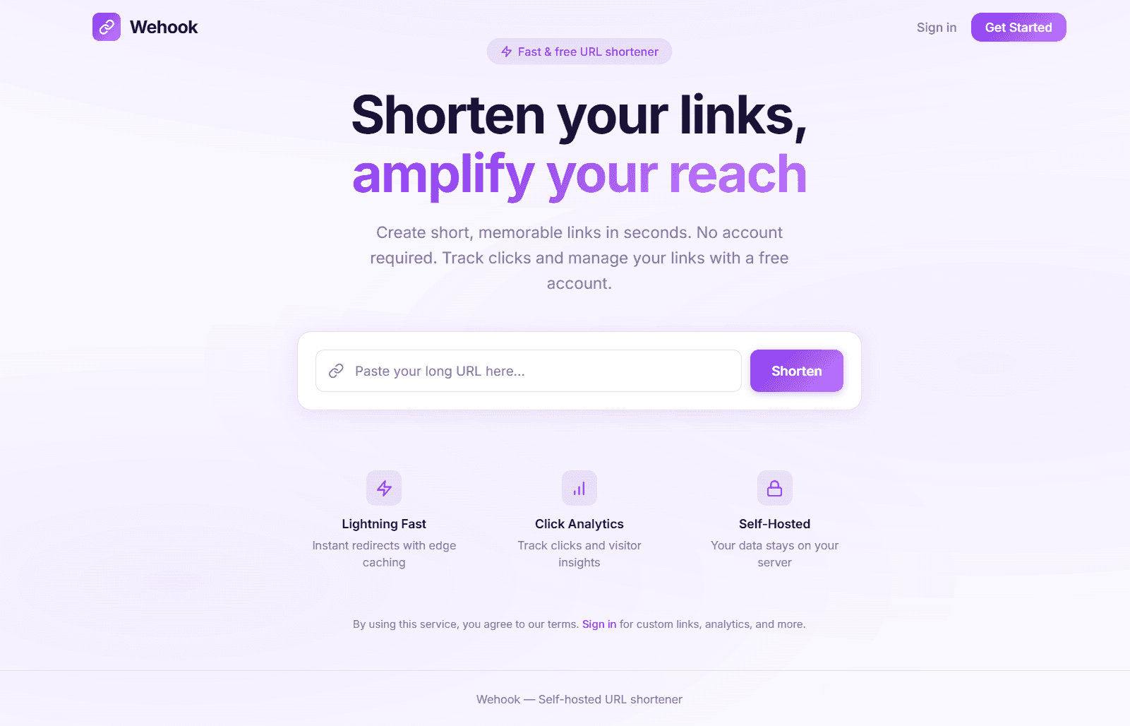 Wehook — Links that work harder.